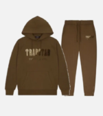 Trapstar Chenille Decoded Tracksuit Brown 3