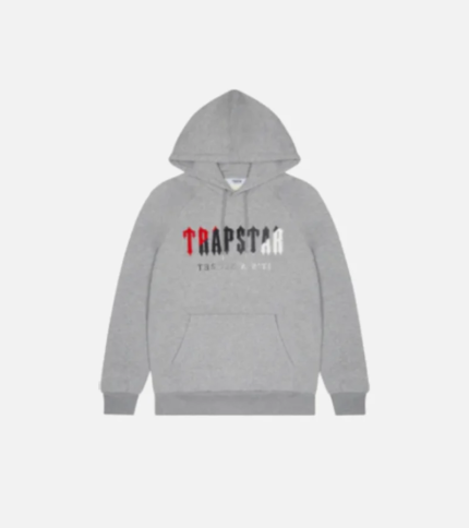 Trapstar Chenille Decoded Tracksuit GreyRed 2