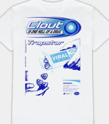 Trapstar Clout T-Shirt White – Premium Streetwear Graphic Tee