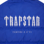 Trapstar Decoded Hooded Quilted Jacket Blue 3
