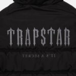 Trapstar Decoded Quilted Jacket With Hood Black 2