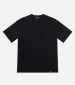 Black Trapstar Foundation T-Shirt featuring signature Foundation branding, short sleeves, a crew neck, and a comfortable regular fit.