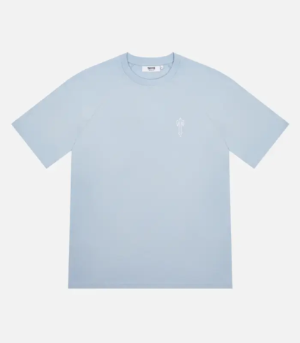 Light blue Trapstar Foundation T-Shirt featuring signature Foundation branding, short sleeves, a crew neck, and a comfortable regular fit.