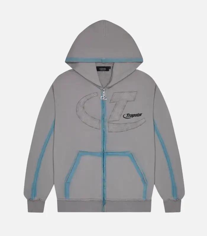 Trapstar Hyperdrive Hoodie Grey 2 Trapstar Hyperdrive Hoodie Grey 2