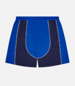 Trapstar Irongate T-Panel shorts featuring signature Irongate branding, contrast panel detailing, an elastic waistband, and a relaxed streetwear fit.
