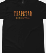 Black and yellow Trapstar Irongate Insignia T-Shirt featuring signature Irongate logo branding, short sleeves, a crew neck, and a comfortable regular fit.