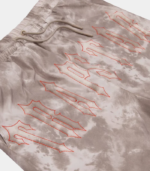 Brown Trapstar Pigment Irongate shorts featuring signature Irongate branding, a pigment-washed finish, an adjustable waistband, and a relaxed fit.