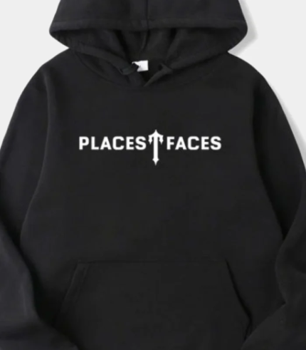 Trapstar Places T Faces Hoodie Black 1 1