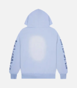Trapstar Script Spray Hoodie Blue 1 1