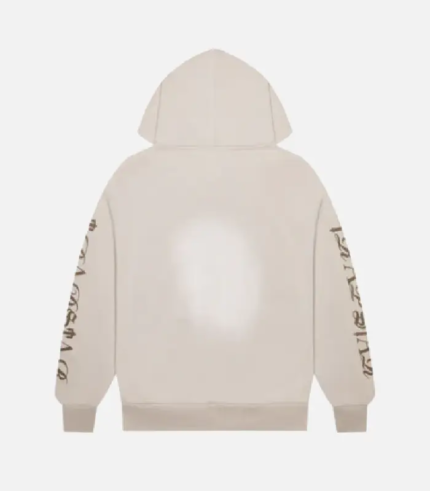 Trapstar Script Spray Hoodie Sand 1