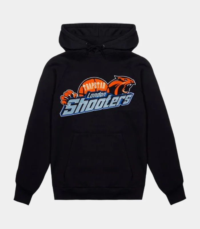 Trapstar Shooters Chenille Hoodie Black 2 Trapstar Shooters Chenille Hoodie Black 2