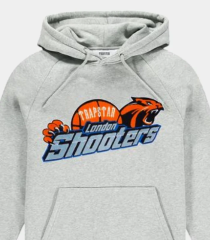 Trapstar Shooters Chenille Hoodie Gray 1