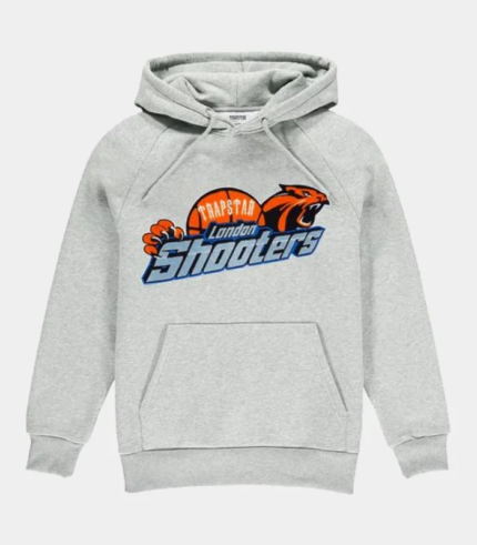 Trapstar Shooters Chenille Hoodie Gray 2