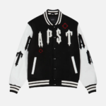 Trapstar Shooters College Jacket Black 4