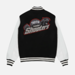 Trapstar Shooters College Jacket Black 5