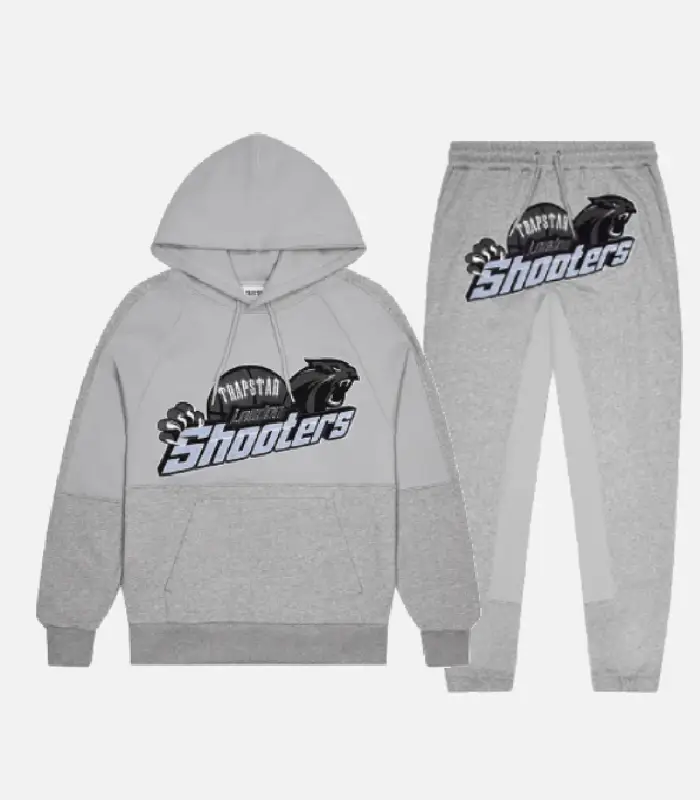 Trapstar Shooters Tracksuit GreyBlue 3 Trapstar Shooters Tracksuit GreyBlue 3