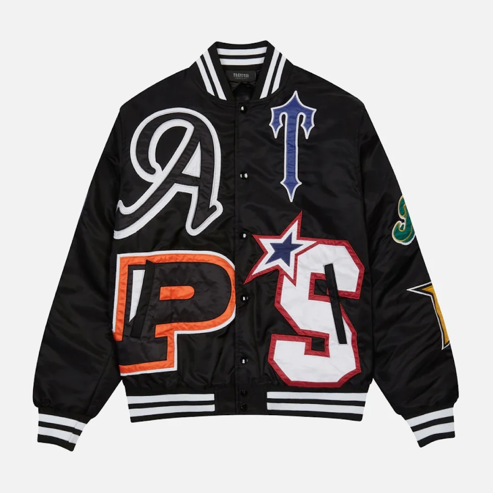 Trapstar Wildcard Stadium Varsity Jacket 3 Trapstar Wildcard Stadium Varsity Jacket 3